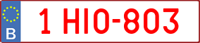 Truck License Plate